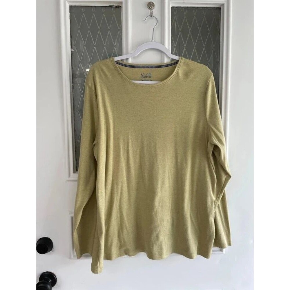 Croft & Barrow Green The Classic Tee 2X NWOT